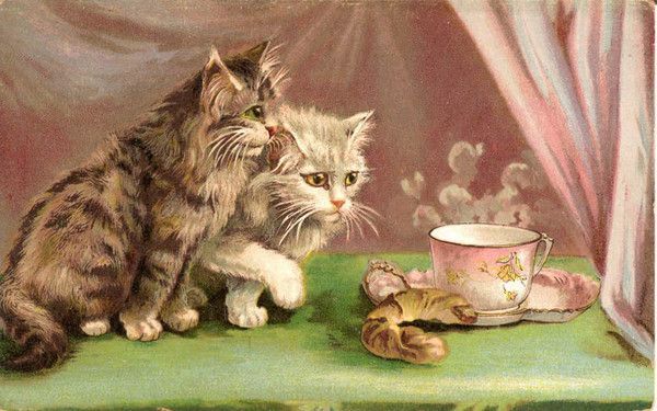 Chats & chiens dans l'art classique