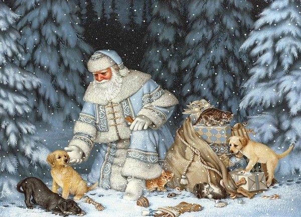 33-Hiver et Noel mignonnes illustrations d'hiver et de Noel