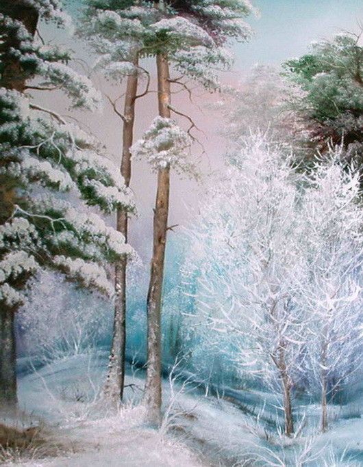 HIVER en peintures serie C (N.H)