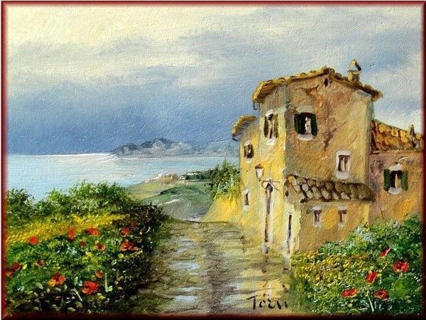 24- cottages & villages en peinture B  ( L.T)