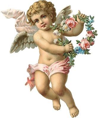 15-Illustrations vintage (anges etc )