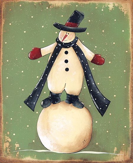 HIVER & NOEL country & folk art serie C