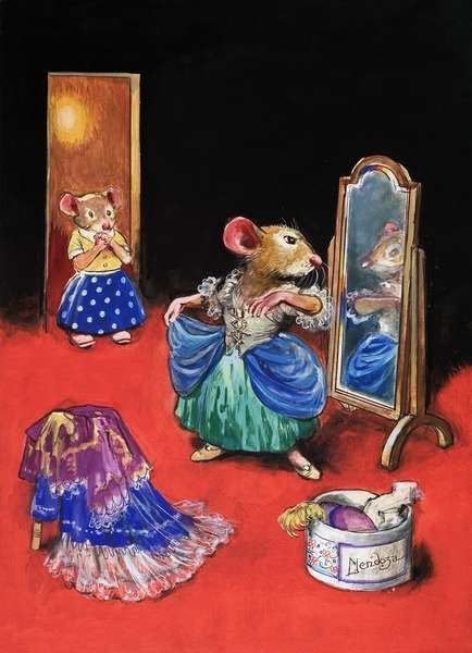 Mignonnes illustrations de souris 