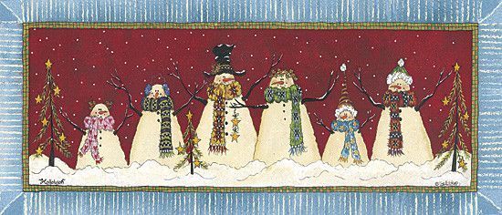 HIVER & NOEL country  & folk art serie  C