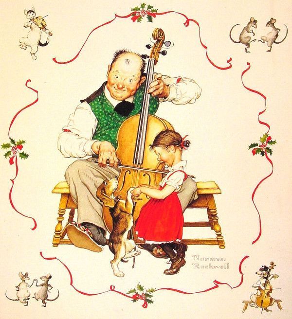 Illustrations vintage de N.Rockwell  