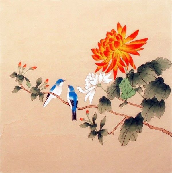 171- Art Asiatique faune & flore ( S.S)