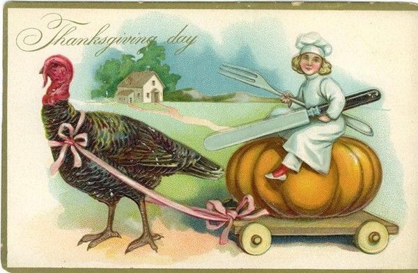 15- Cartes vintage A ( fêtes diverses) :Thanksgiving