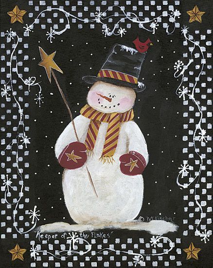 HIVER & NOEL country  & folk art serie B