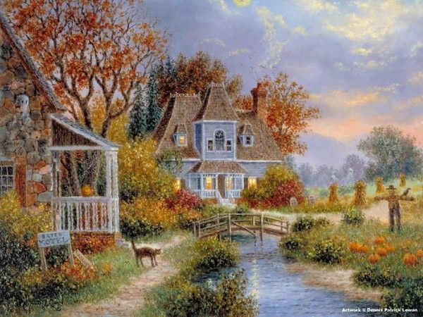 Cottages et villages en peinture (D.P.L)