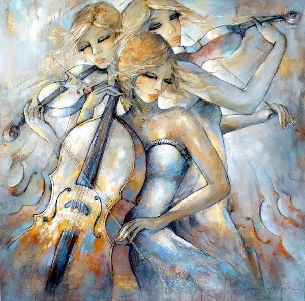 12-Beaux tableaux de Jeanne Saint Cheron