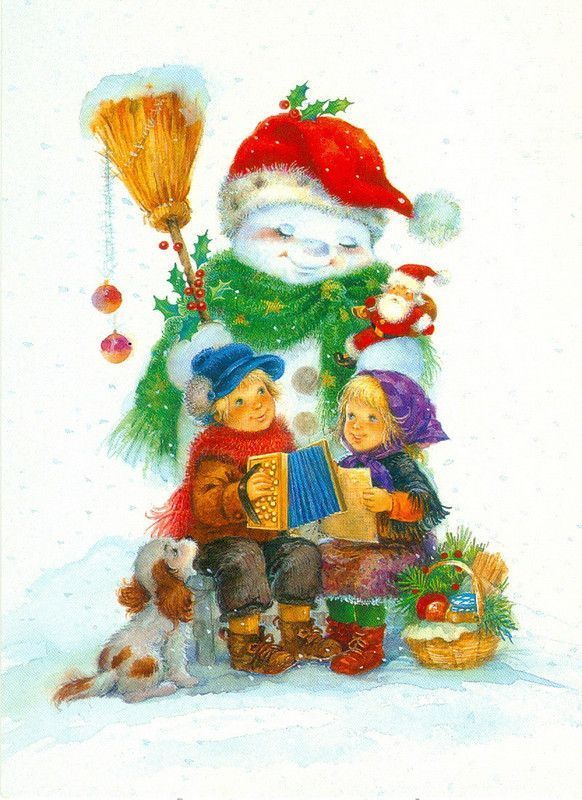 33-Hiver et Noel mignonnes illustrations d'hiver et de Noel