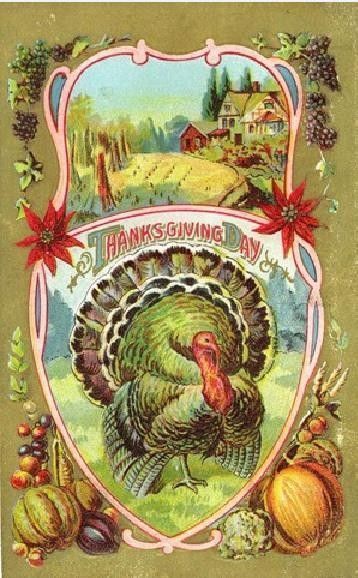 15- Cartes vintage A ( fêtes diverses) :Thanksgiving