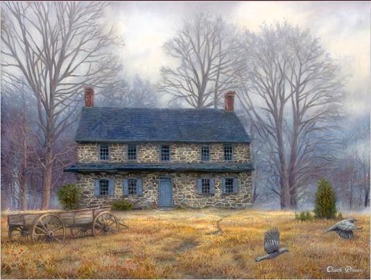 Cottages et villages en peintures de Chuck Pinson