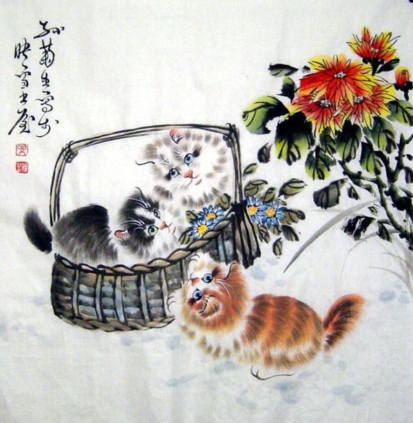 Art asiatique faune et flore  ( S.J)