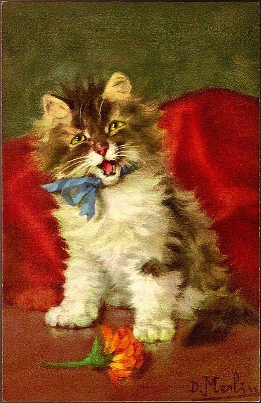 Chats & chiens dans l'art classique