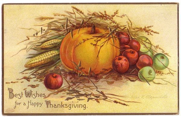 15- Cartes vintage A ( fêtes diverses) :Thanksgiving