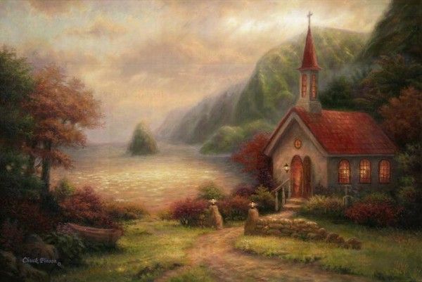 Cottages et villages en peintures de Chuck Pinson