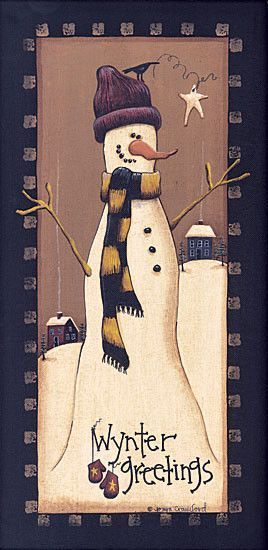 HIVER et NOEL : country & folk art serie B  (T.C)