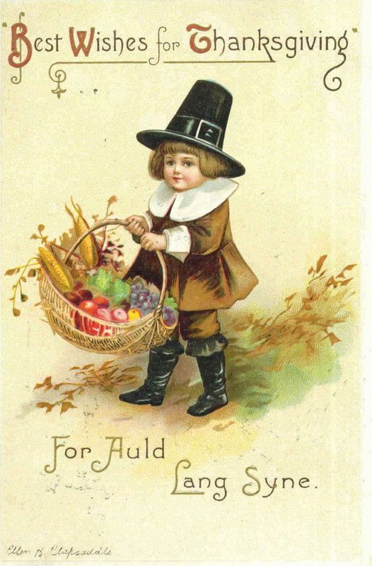 15- Cartes vintage A ( fêtes diverses) :Thanksgiving