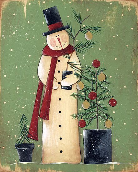 HIVER & NOEL country & folk art serie C