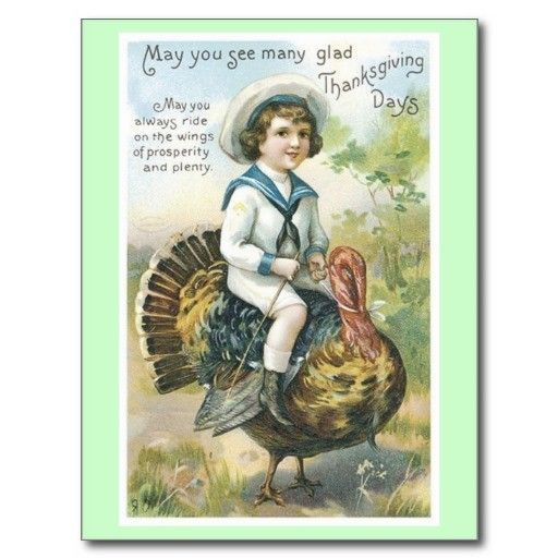 15- Cartes vintage A ( fêtes diverses) :Thanksgiving