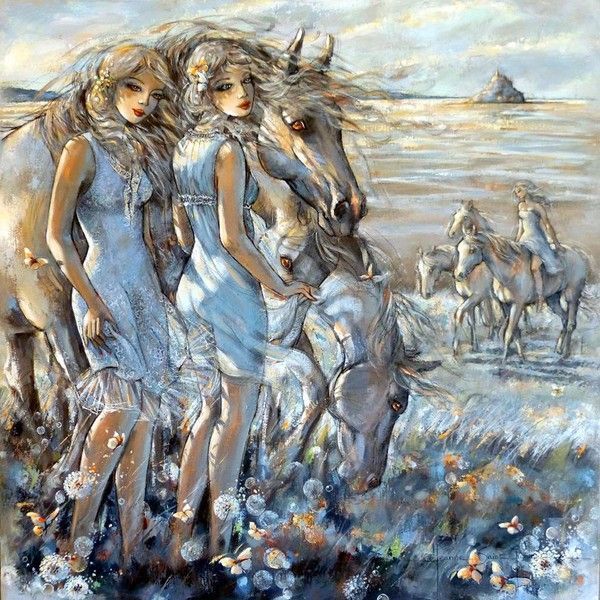 12-Beaux tableaux de Jeanne Saint Cheron