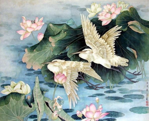 171-Art asiatique faune et flore 2