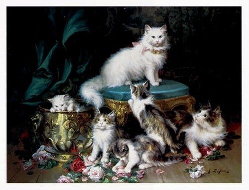 Chats & chiens dans l'art classique