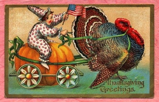 15- Cartes vintage A ( fêtes diverses) :Thanksgiving