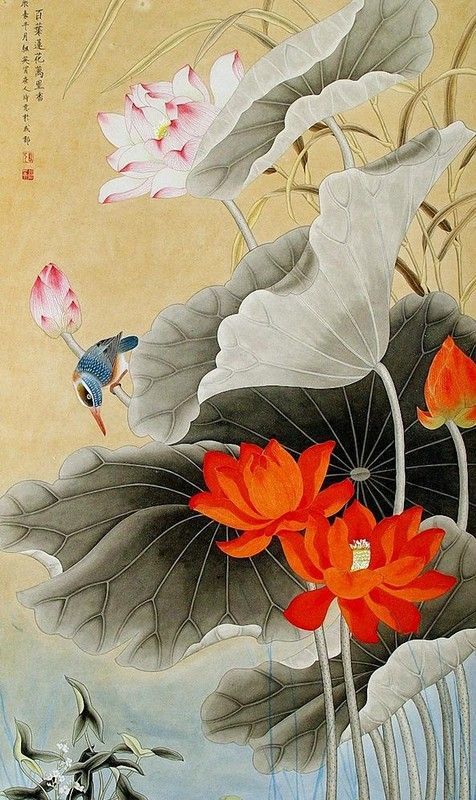 171-Art asiatique faune et flore 2