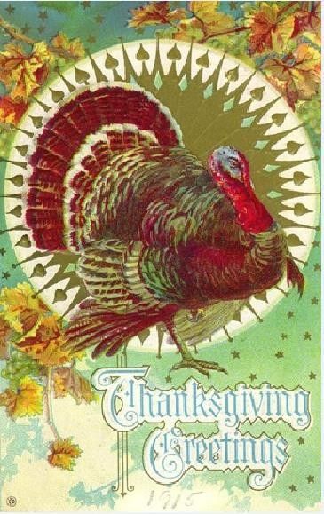 15- Cartes vintage A ( fêtes diverses) :Thanksgiving