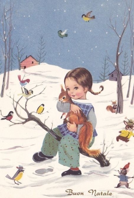 33-Hiver et Noel mignonnes illustrations d'hiver et de Noel