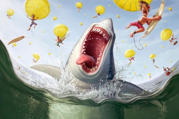 Tableaux art digital divers artistes  2   de  Tiago Hoisel 