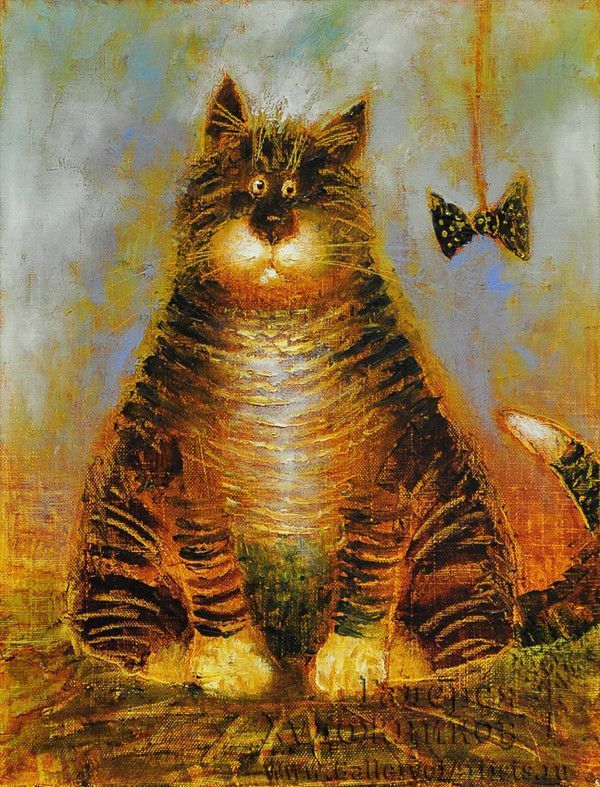 14-chats peints serie B (G.C)
