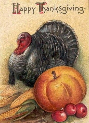 15- Cartes vintage A ( fêtes diverses) :Thanksgiving