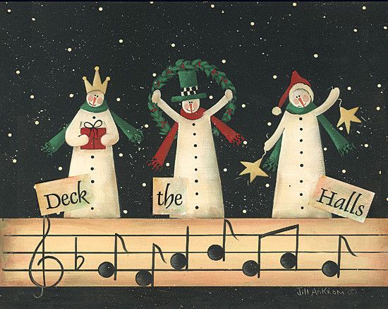 HIVER & NOEL country & folk art serie C