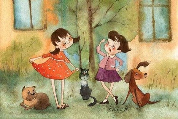 38-Mignonnes illustrations de V. Kirdiy