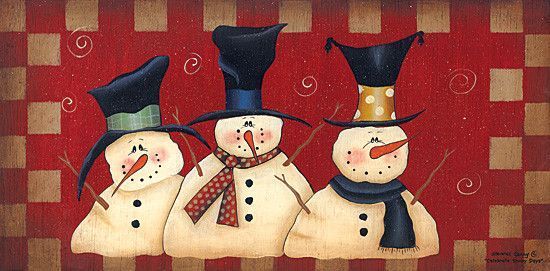 Hiver & Noel  country & folk art B