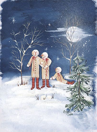 Hiver country & folk art serie A