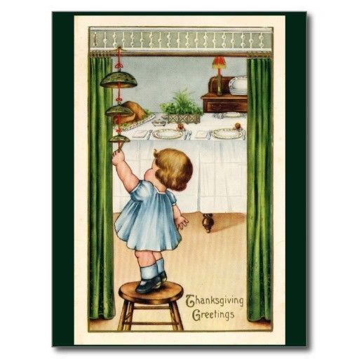 15- Cartes vintage A ( fêtes diverses) :Thanksgiving