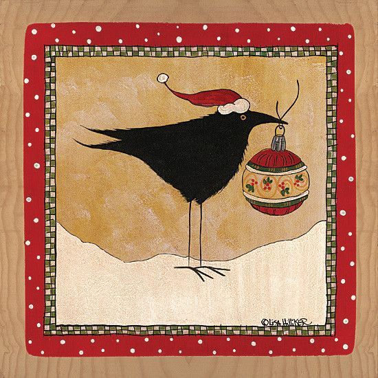 HIVER & NOEL country  & folk art serie  C