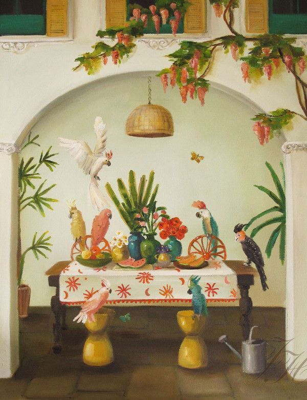 12-Beaux tableaux de Janet Hill