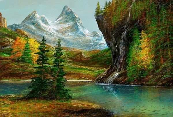 Paysages en peinture C    ( A.K)