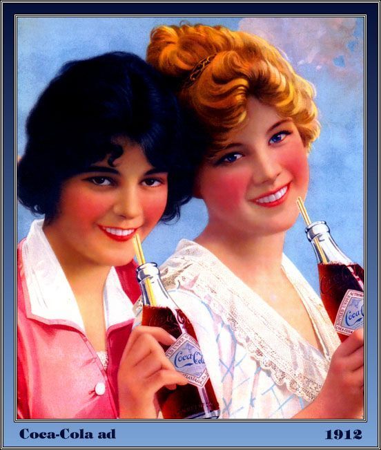 Coca-Cola ad. 1912. Coca-Cola ad. 1912.